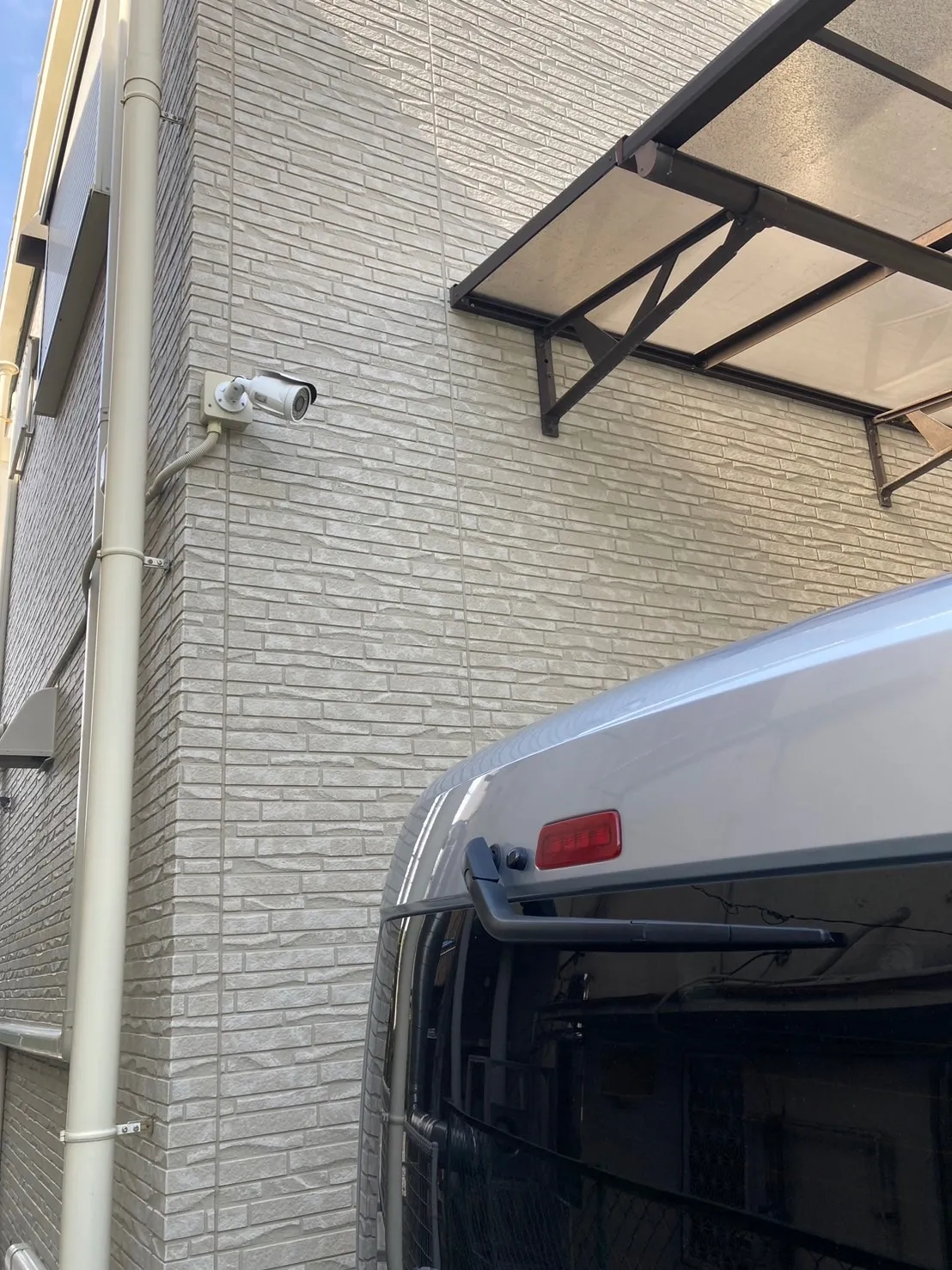 【大阪】池田市・一軒家・防犯カメラ設置工事・強盗対策・屋外カメラ・防水カメラ・暗視カメラ・遠隔監視