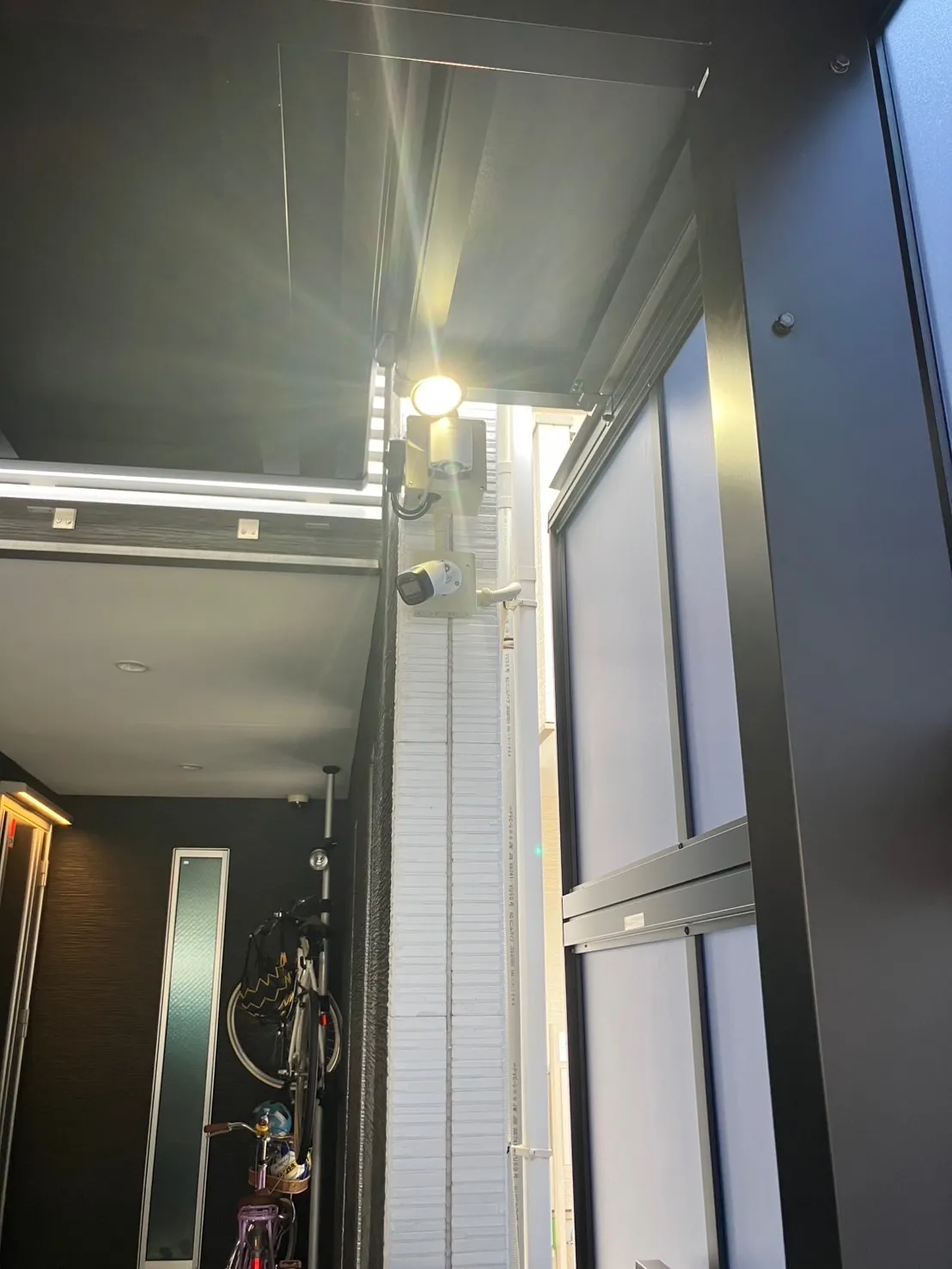 【大阪】大阪市・一軒家・防犯カメラ設置工事・強盗対策・屋外カメラ・防水カメラ・暗視カメラ・遠隔監視