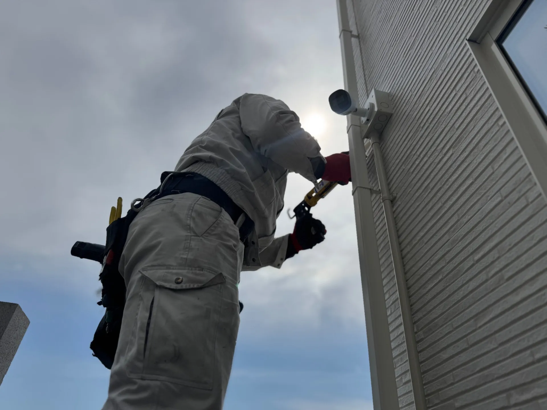 【大阪】箕面市・一軒家・防犯カメラ設置工事・強盗対策・屋外カメラ・防水カメラ・暗視カメラ・遠隔監視