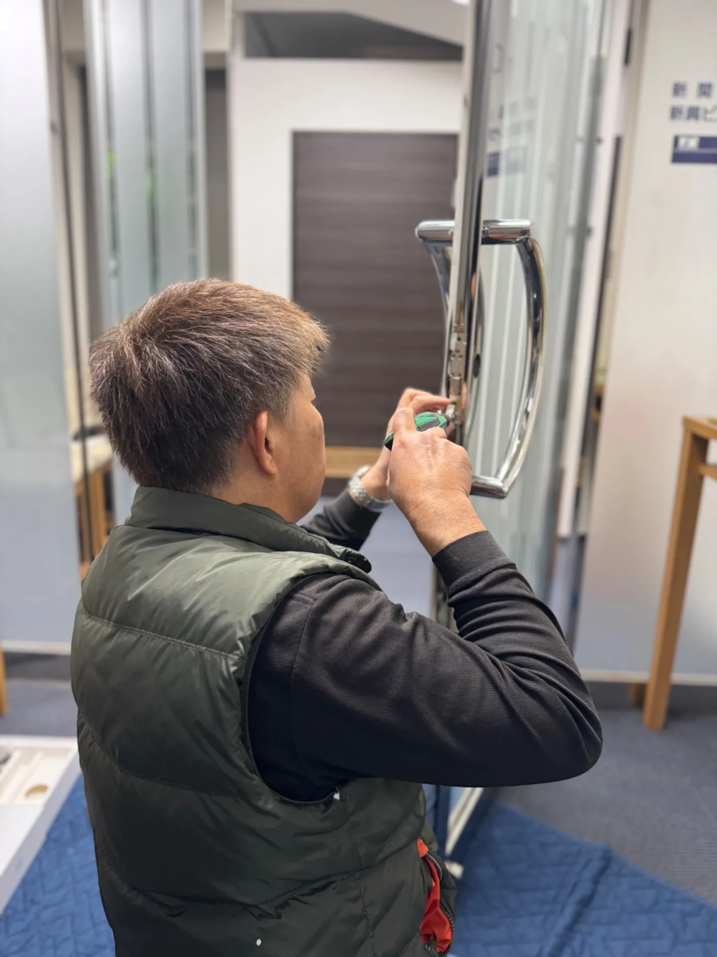 【大阪】大阪市・オフィス・電子錠設置工事・強盗対策